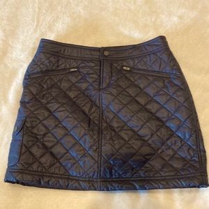 Athleta quilted skirt black